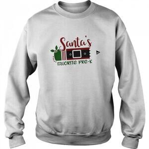 Santas Favorite Pre-K Christmas Sweater Shirt